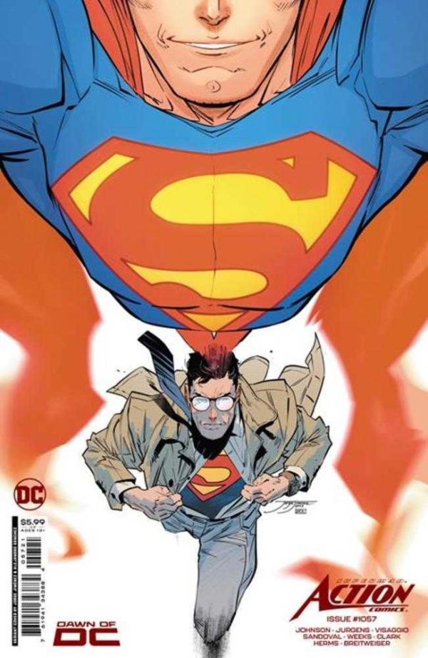 Action Comics #1057 Cover B Jorge Jimenez Card Stock Variant For Sale