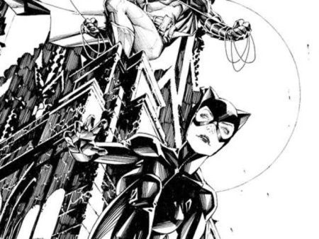 Batman Catwoman The Gotham War Battle Lines #1 (One Shot) Cover G 1 in 50 Kael Ngu Black & White Card Stock Variant Sale