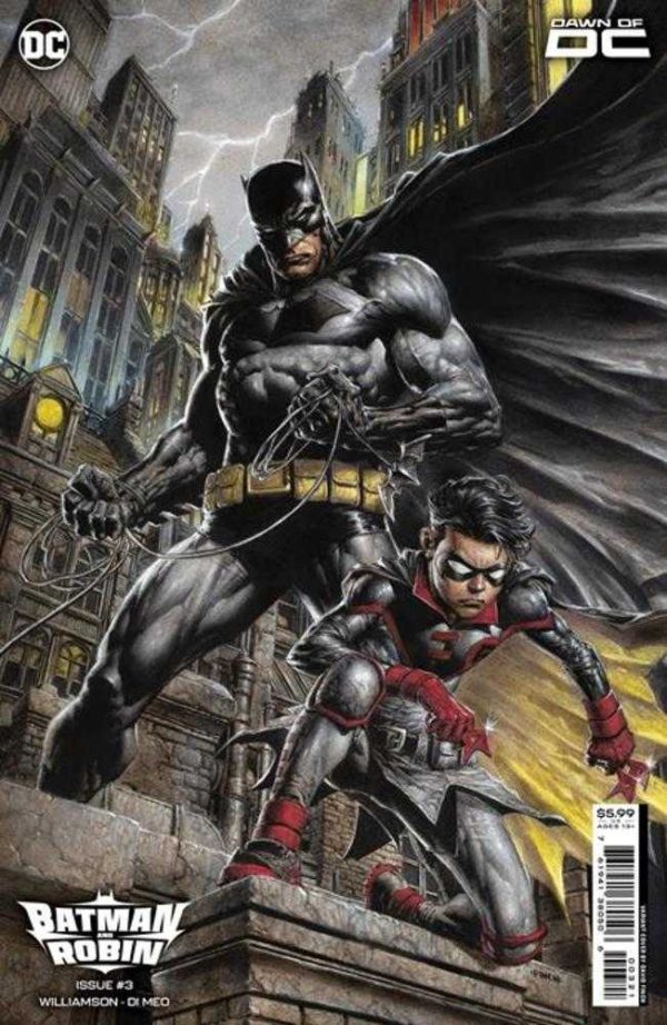 Batman And Robin #3 Cover B David Finch Card Stock Variant Online now