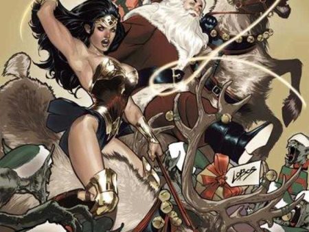 Wonder Woman #4 Cover D Pablo Villalobos Santa Card Stock Variant Cheap