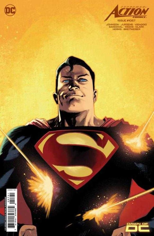 Action Comics #1057 Cover D 1 in 25 Rafael Albuquerque Card Stock Variant Online now