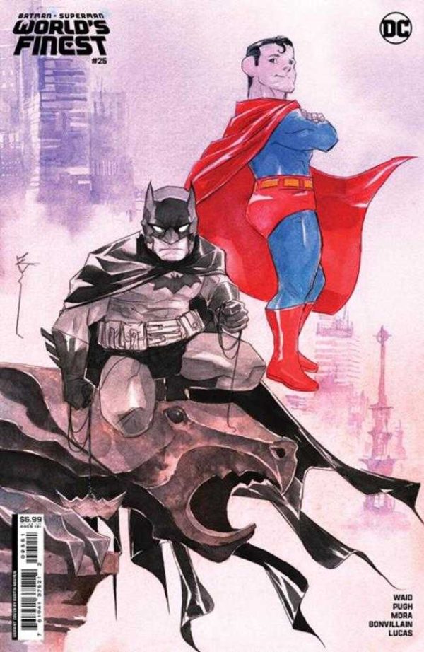 Batman Superman Worlds Finest #25 Cover C Dustin Nguyen Card Stock Variant on Sale