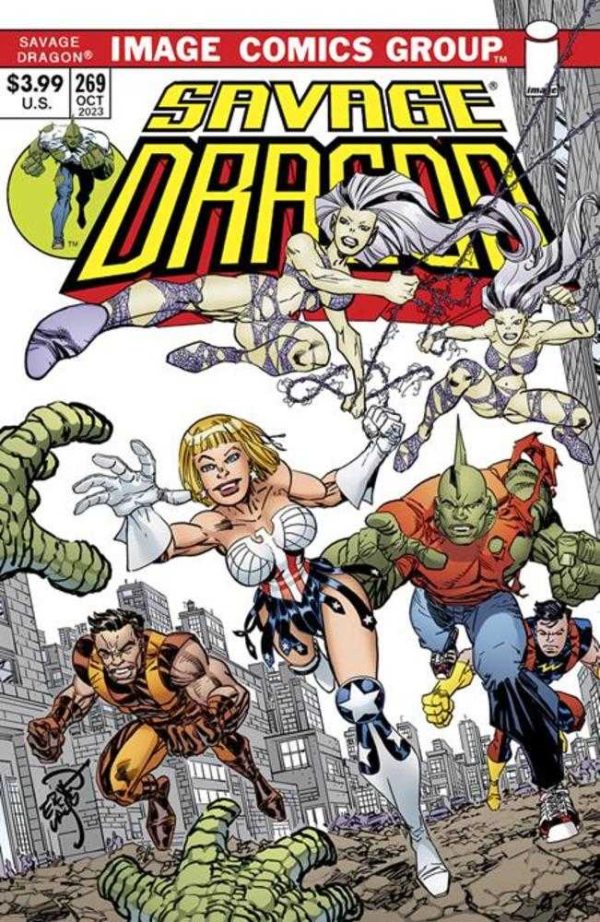 Savage Dragon #269 Cover B Erik Larsen Variant (Mature) Online now